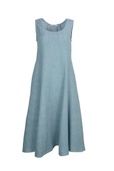 Bluebery kleding, jurk 9559 minnow print lichtblauw