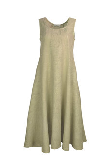 Bluebery kleding, jurk 9559 minnow print beige