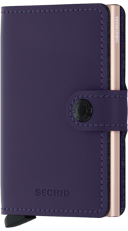 Secrid Miniwallet M Matte Purple-Rose portemonnee