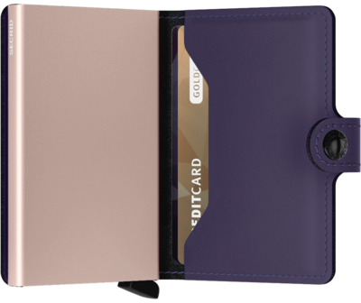 Secrid Miniwallet M Matte Purple-Rose portemonnee