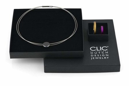CLIC Ketting Special Edition SE2021 paars en goud
