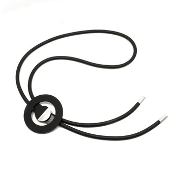 Baldino rubberen ketting zwart  E511