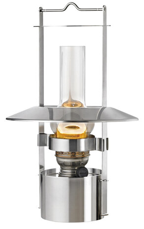 Stelton Scheepslamp, olielamp groot RVS, 44 cm hoog