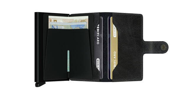 Secrid Miniwallet MV Vintage Black portemonnee