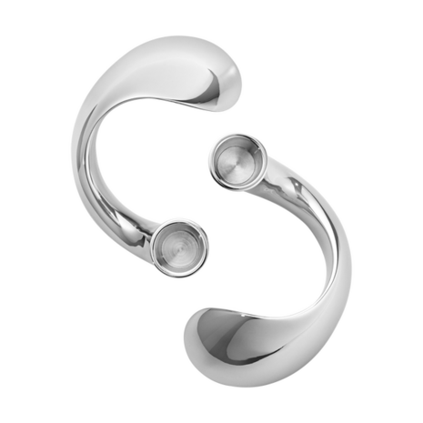 Georg Jensen Bloom kandelaar set van 2 