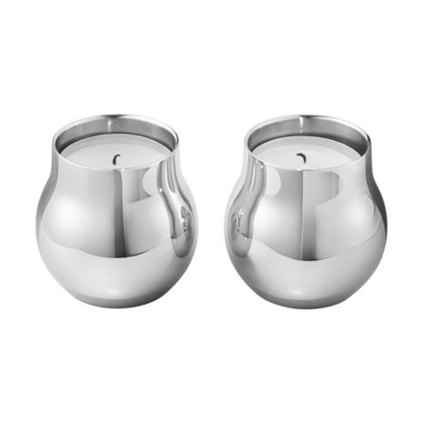 Georg Jensen Cafu waxinelichthouder set van 2