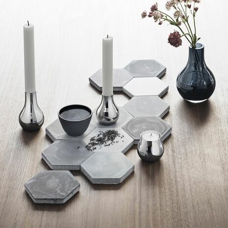 Georg Jensen Cafu waxinelichthouder set van 2