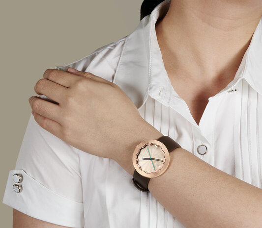 Project Watches Scallop Rose Gold 6601RG