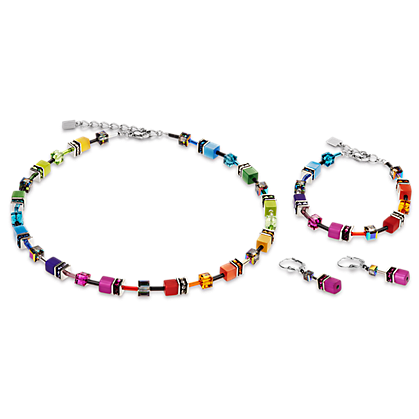 Coeur de Lion Oorbellen 2838/ /1520 Multicolor Rainbow