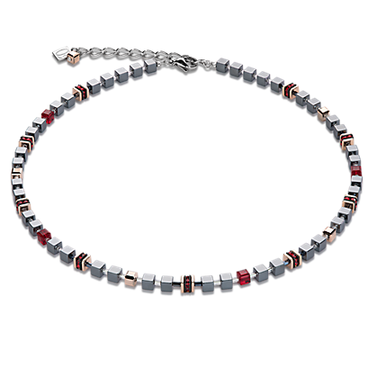 Coeur de Lion Ketting 4857/ /0300 Haematite Red