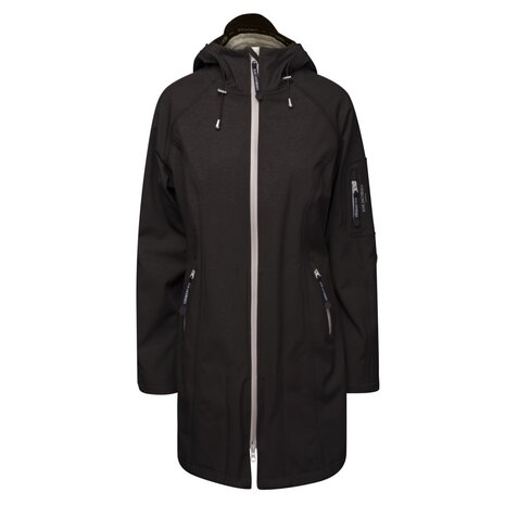Ilse Jacobsen Rain Coat 37B 001151 Black/Sand