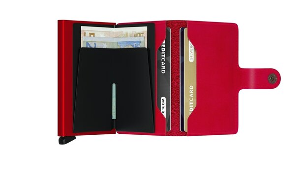 Secrid Miniwallet M Original Red Red portemonnee