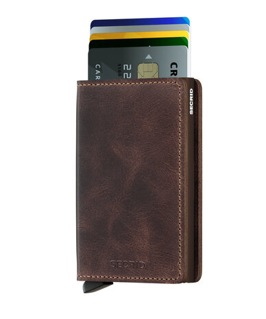Secrid Slimwallet S Vintage Chocolate portemonnee