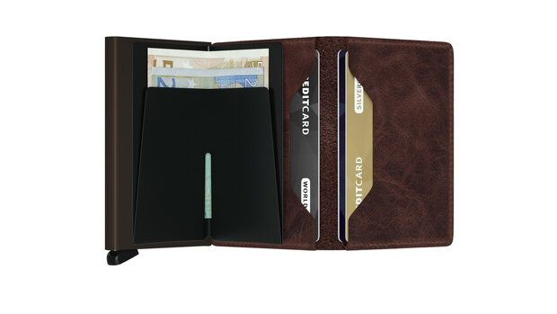 Secrid Slimwallet S Vintage Chocolate portemonnee