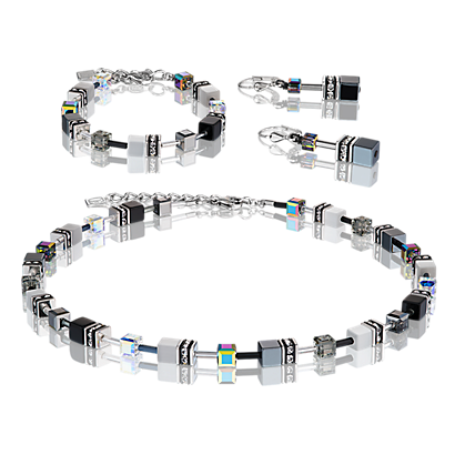 Coeur de Lion Oorbellen 4014/ /1412 White-Grey