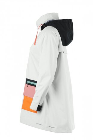 Blaest regenjas model Copenhagen wit