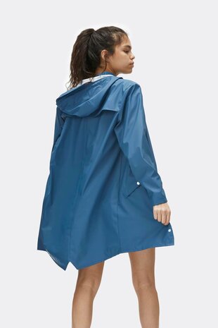 Rains Regenjas Long Jacket unisex faded blue 1202-42