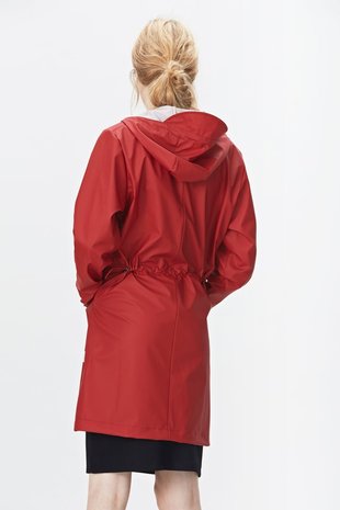 Rains Regenjas W Coat Jacket rood 1246-20