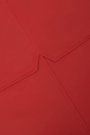 Rains Regenjas Long Jacket unisex rood 1202-20