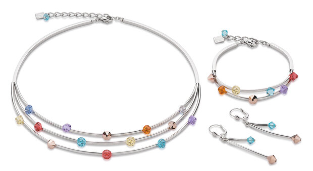 Coeur de Lion Ketting 4917/ /1522 Multicolor Pastel