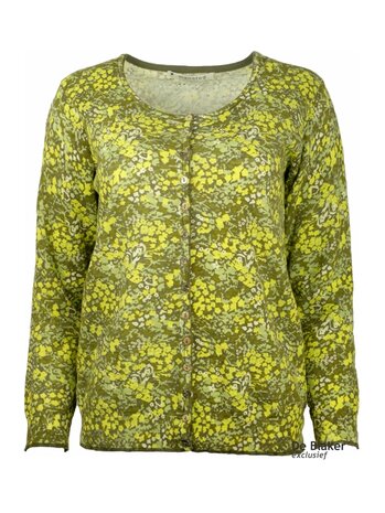 Mansted kleding Flo vest geel/groen