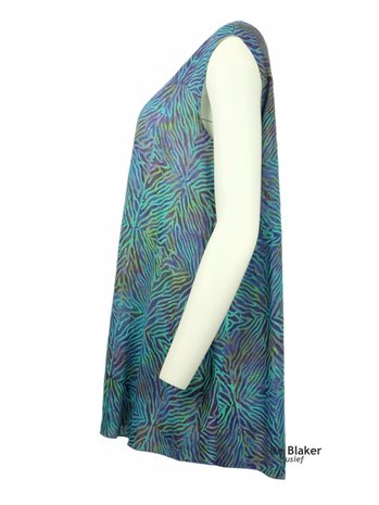 Unikat Artwear kleding top 202 violett