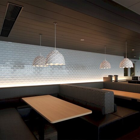 Louis Poulsen LC Shutters hanglamp, verlichting