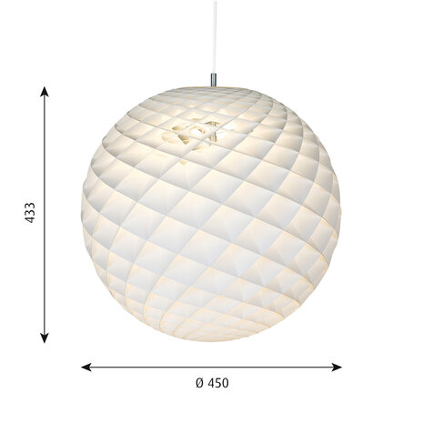 Louis Poulsen Patera Ø 450 hanglamp, verlichting