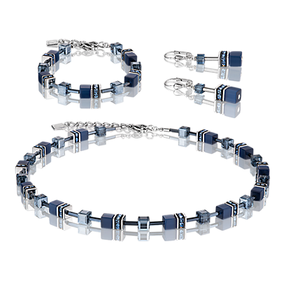 Coeur de Lion Ketting 4322/ /0722 Navy Blue