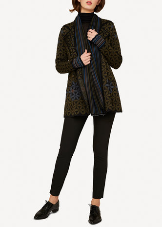 Oleana Cardigan 345 P Olive