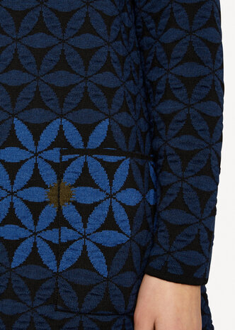 Oleana Cardigan 345 W Dark Blue