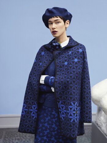 Oleana Cardigan 345 W Dark Blue