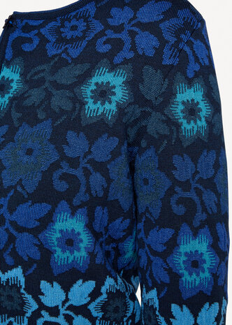 Oleana Cardigan 343 W dark blue