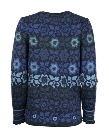 Oleana Cardigan 343 W dark blue