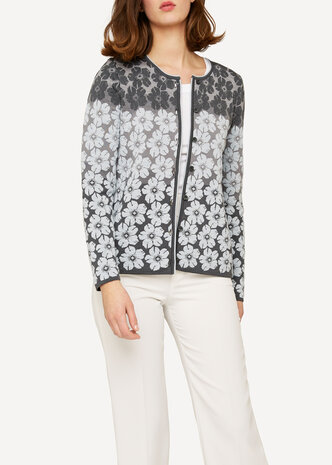 Oleana Cardigan 350 D2 grey grey