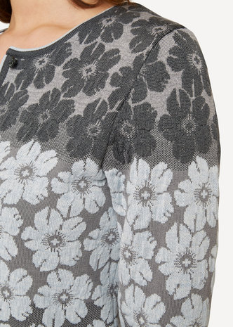 Oleana Cardigan 350 D2 grey grey