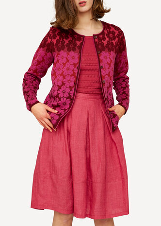 Oleana Cardigan 350 K cerise burgundy