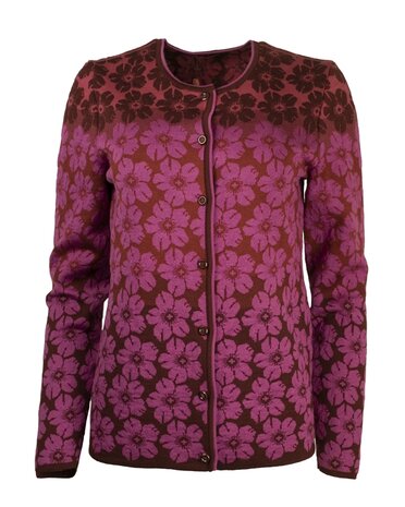 Oleana Cardigan 350 K cerise burgundy