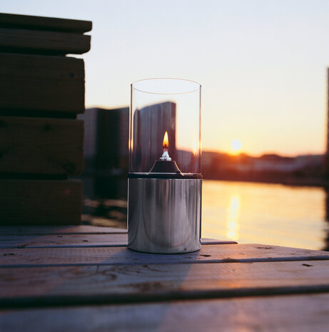 Stelton Olie lamp helder glas, model 1005