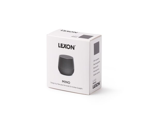 LEXON Mino Speaker Metal Black LA113MN
