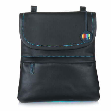 MyWalit Medium Backpack/Messenger Bag Black Pace 1821-4