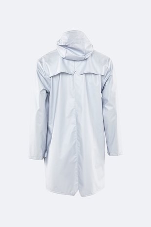 Rains Regenjas Long Jacket unisex Metallic Ice Grey 1202-96