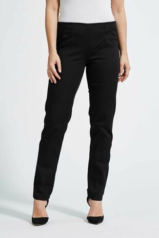 Laurie broek, model Betty Regular basis katoen zwart 28111-99100