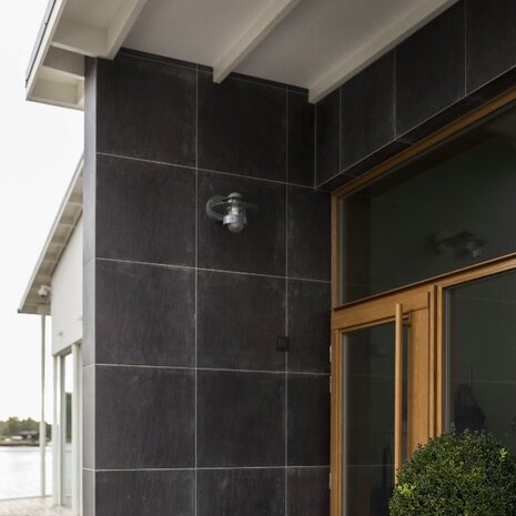 Louis Poulsen buitenlamp Albertslund Wand grijs kort model