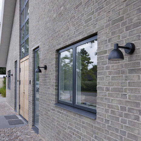 Louis Poulsen buitenlamp Toldbod 155 wandlamp zwart