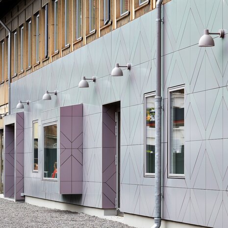 Louis Poulsen buitenlamp Toldbod 155 wandlamp grijs