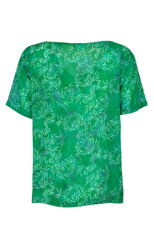 Unikat Artwear kleding blouse 130 emerald groen