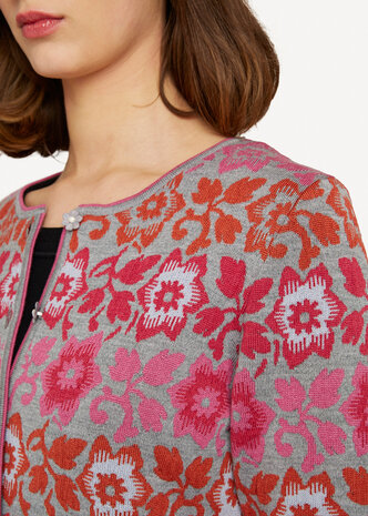 Oleana Cardigan 343 D grijs