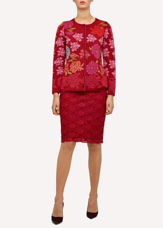 Oleana Cardigan 333 R rood