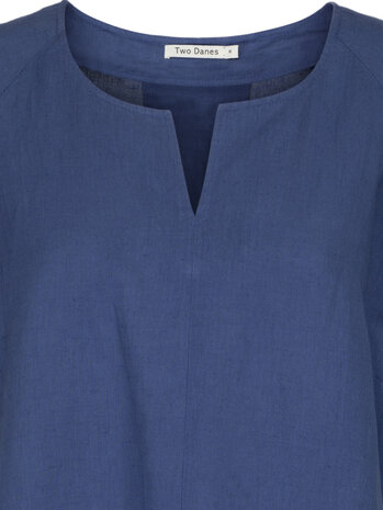 Two Danes jurk Laica blauw